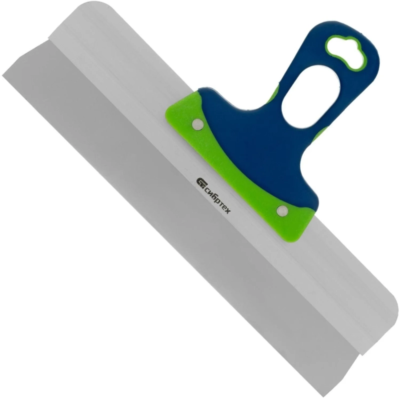 Шпатель фасадный 350 мм двухкомпонентная ручка нерж. сталь Сибртех 85576