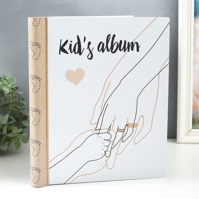 Фотоальбом магнитный 20 листов  Фотоальбом магнитный 20 листов "Мама и малыш" 29х24х2 см