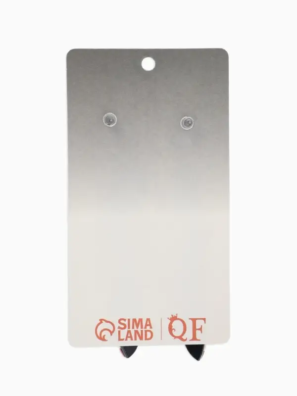 Серьги акриловые &laquo;Ножи&raquo;, окровавленные, красно-белые в чёрном металле