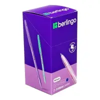 Ручка шариковая Berlingo. Tribase Pastel, синий стержень, узел 0.7 мм, МИКС