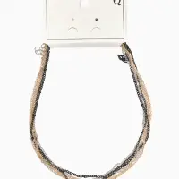 Кулоны на цепочке &laquo;Сердце&raquo;, набор 3 шт. L=35 + удлинитель 7 см, разноцветный