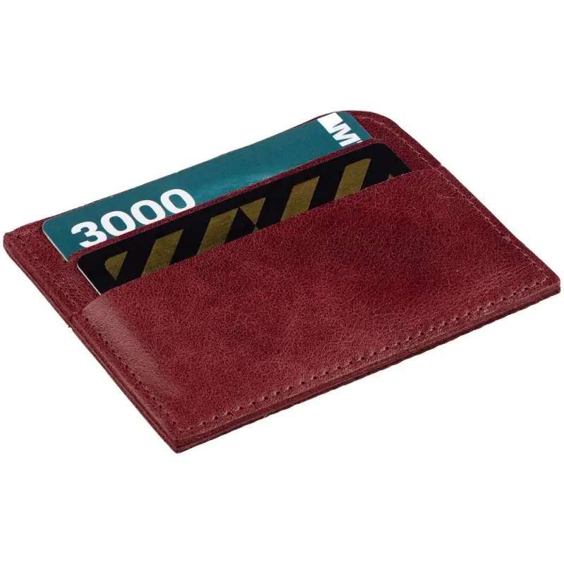 Чехол для карточек Apache, темно-красный Чехол для карточек Apache, темно-красный