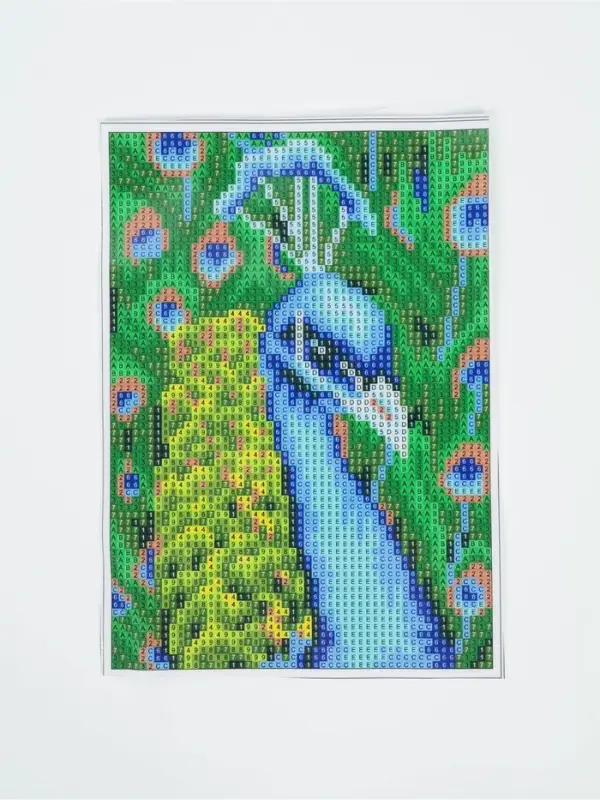 Алмазная мозаика с полным заполнением на холсте &laquo;Павлин&raquo;, 15&times;21 см