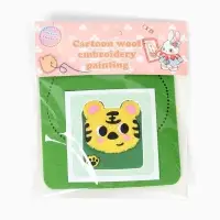 Вышивка по фетру "Тигр"