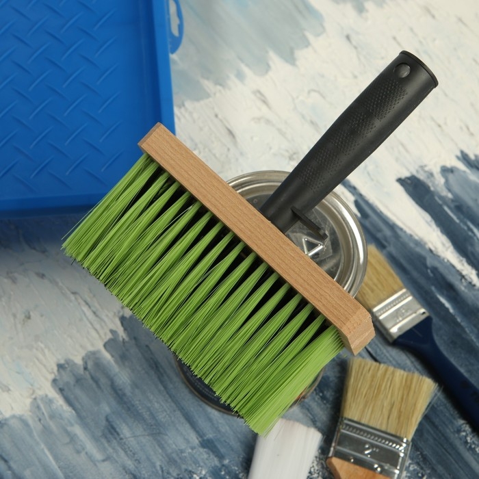 Кисть-макловица ЛОМ, искусственная щетина, пластиковая рукоятка, 150х70х16мм Кисть-макловица ЛОМ, искусственная щетина, пластиковая рукоятка, 150х70х16мм