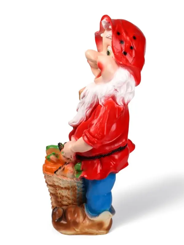 Садовая фигура из гипса &laquo;Гном с корзиной овощей&raquo;, 70&times;30&times;34 см, МИКС
