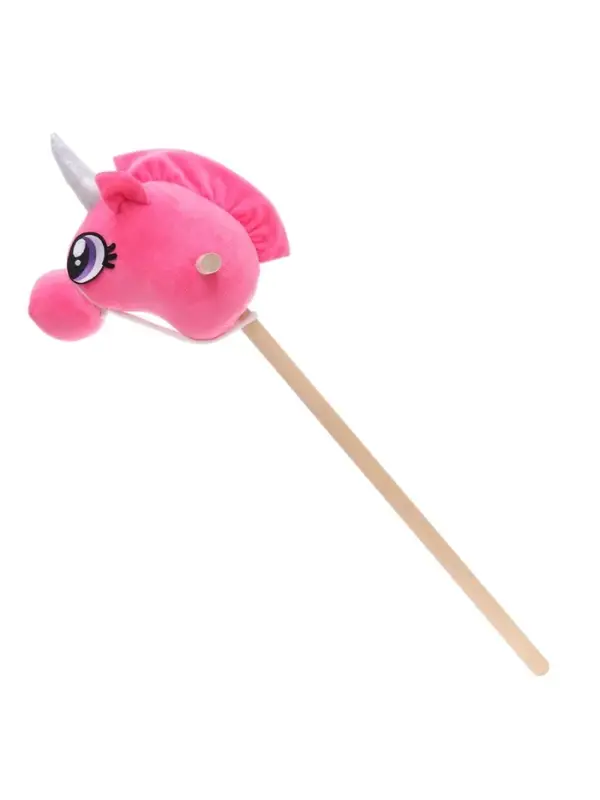 Мягкая игрушка ZABIAKA &laquo;Единорог - скакун&raquo;, на палке, МИКС