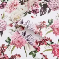 Бумага упаковочная двухсторонняя &laquo;Букет&raquo;, глянец, 100&times;70 см