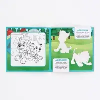 Набор многоразовых водных раскрасок, 18&times;18 см, 4 шт., Щенячий патруль