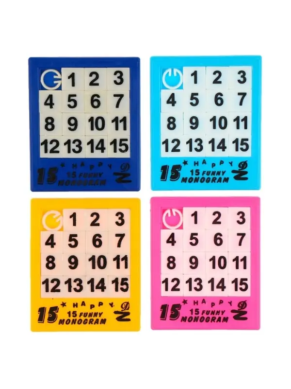 Головоломка - пятнашки &laquo;Собери цифры&raquo;, МИКС