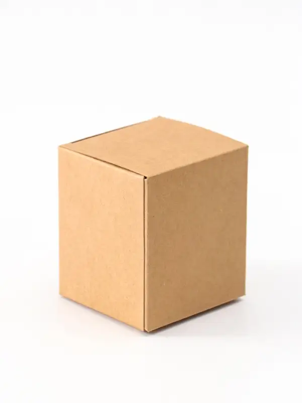 Коробка складная крафт 6,5х6х7,5 см