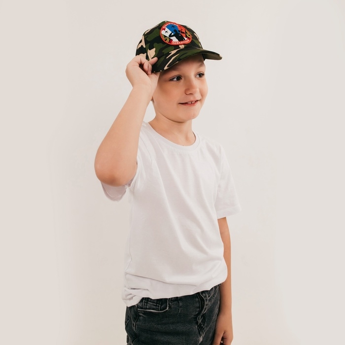 Карнавальная кепка «Военный», нашивка-солдат, р. 52–54 Карнавальная кепка «Военный», нашивка-солдат, р. 52–54