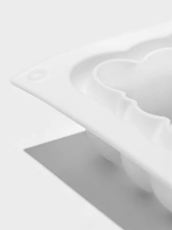 Форма для выпечки и муссовых десертов KONFINETTA &laquo;Облако&raquo;, силикон, 30&times;18.8&times;3.5 см, 6 ячеек (7.4&times;7.4 см), белая