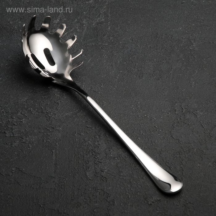 Ложка для спагетти из нержавеющей стали «Моника», h=27 см Ложка для спагетти из нержавеющей стали «Моника», h=27 см