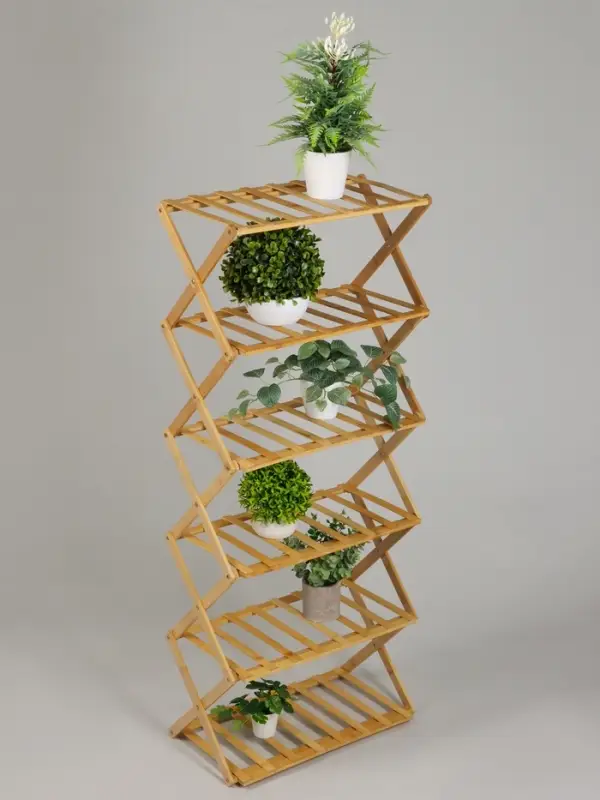 Стеллаж универсальный, 6 полок, 50&times;25&times;110 см, напольный, открытый, Greengo