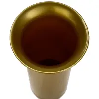 Ваза для цветов с колышком 0,65л d10см h26см, цвет золото