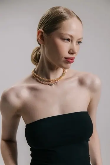 Чокеры &laquo;Плетение&raquo;, набор 3 шт. тянется, 35 + удлинитель 5 см, разноцветные