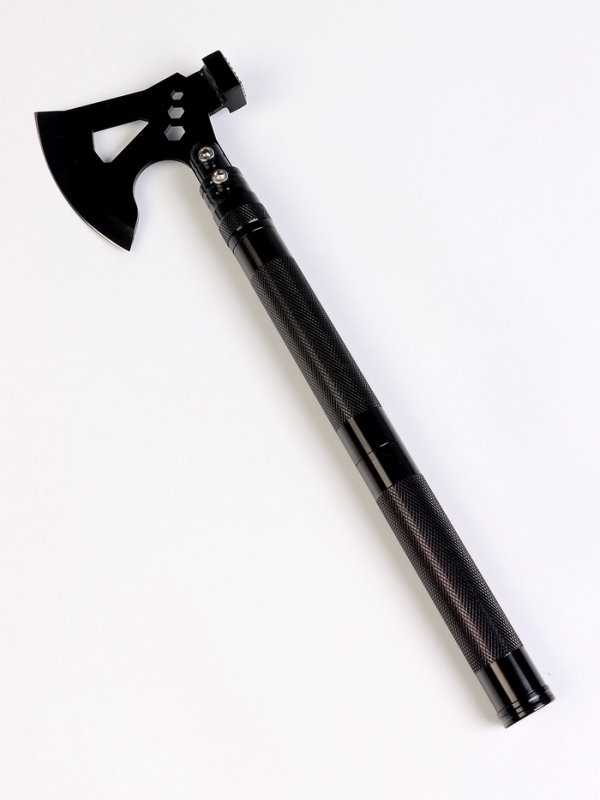 Лопата тактическая многофункциональная, с топором, в кейсе