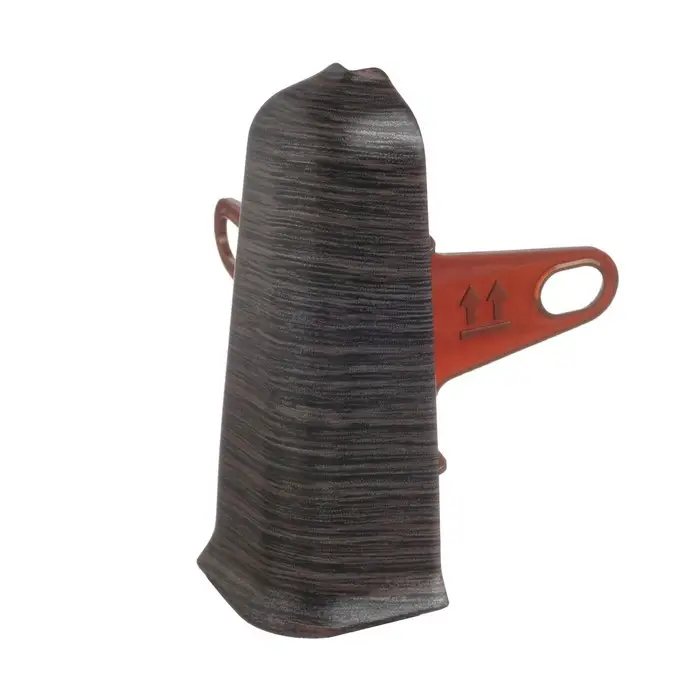 Угол наружный (внешний) с крепежом для плинтуса «Деконика», 70 мм, цвет 303 венге темный Угол наружный (внешний) с крепежом для плинтуса «Деконика», 70 мм, цвет 303 венге темный