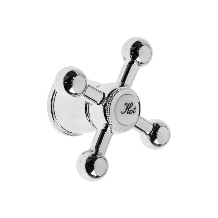 Ручка на смеситель ZEIN Z001, для кран-букс со штоком под квадрат, пластик, цвет хром Ручка на смеситель ZEIN Z001, для кран-букс со штоком под квадрат, пластик, цвет хром