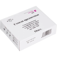 Стекло предметное 76х26х1,1 шлиф., полосой д/записи 50 шт/уп 7105