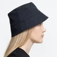 Панама Nylon двусторонняя, черная с хаки, размер M/L