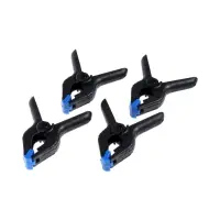 Струбцины быстрозажимные, прищепки, 4", зажим до 50 мм, 4 шт.