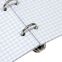 Тетрадь на кольцах A5 80л кл "Россия", пласт обл, вырубка под кольца, сменный блок офсет