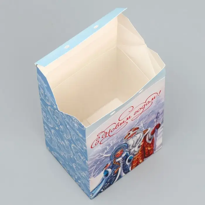 Упаковка для кондитерских изделий «С Новым годом!», 8×10×16 см Упаковка для кондитерских изделий «С Новым годом!», 8×10×16 см