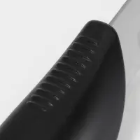 Нож кухонный слайсер Sharp, лезвие 30.5 см, нержавеющая сталь, чёрная ручка