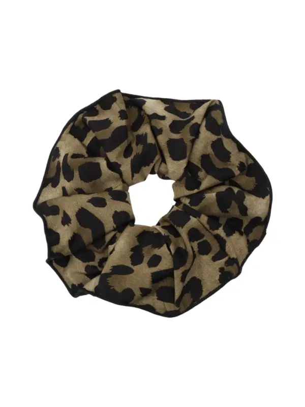 Резинка для волос QF &laquo;Орбита гранд&raquo;, лео принт, 16 см