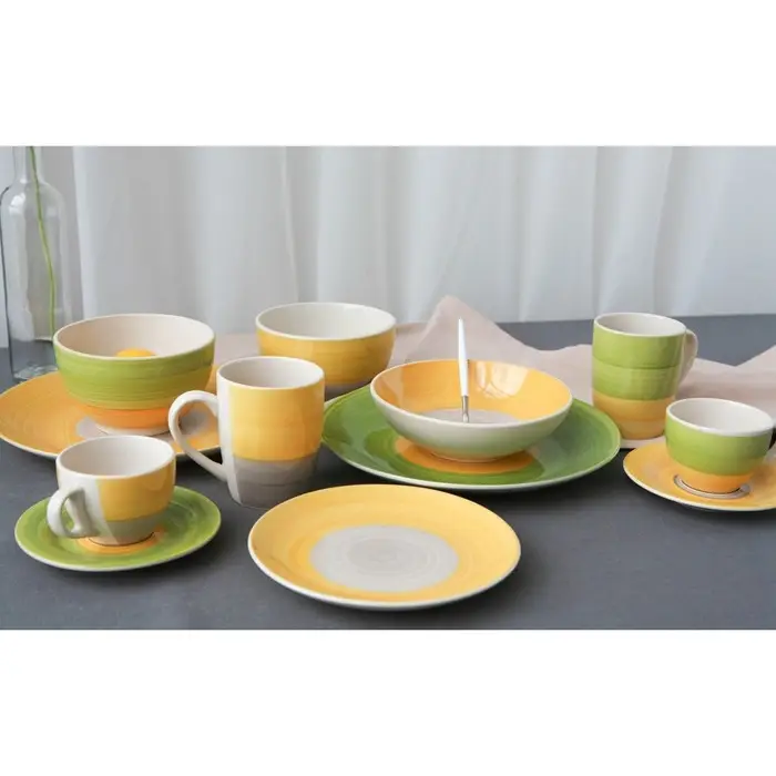 Кружка керамическая Доляна «Подсолнух», 360 мл, цвет зелёный Кружка керамическая Доляна «Подсолнух», 360 мл, цвет зелёный