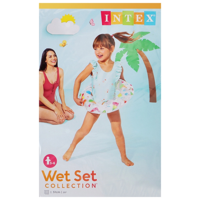 Круг для плавания «Яркий», d=51 см, от 3-6 лет, цвет МИКС, 59230NP INTEX Круг для плавания «Яркий», d=51 см, от 3-6 лет, цвет МИКС, 59230NP INTEX