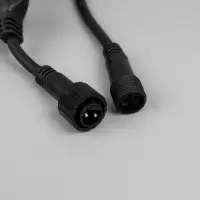 Гирлянда &laquo;Клип-лайт&raquo; 3 нити по 10 м, IP44, УМС, тёмная нить, 198 LED, свечение тёплое белое, 8 режимов, 24 В