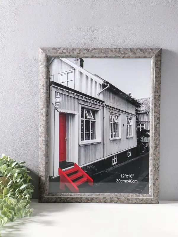 Фоторамка пластик 30х40 см "Марокканская мозаика" оттенки коричневого 46х36х2 см