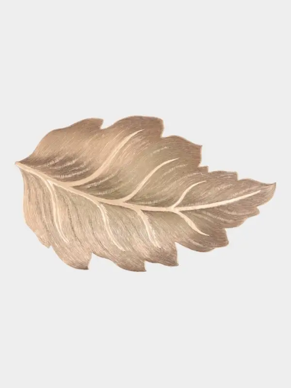 Набор салфеток для стола Доляна &laquo;Осенний лист&raquo;, 49&times;29 см, 4 шт., ПВХ, золотистый