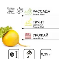 Семена Репа Сахарная королева (УД) Е/П , Е/П,  0,25 г.