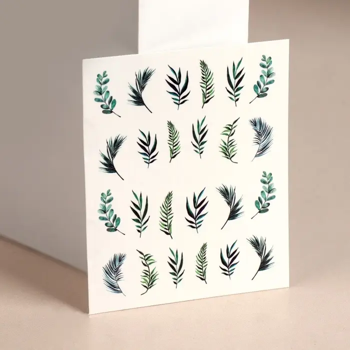 Слайдеры для ногтей «GREEN», зелёные