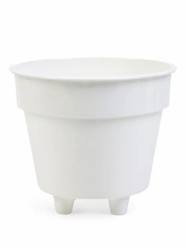 Кашпо со вставкой  Кашпо со вставкой "Порто" 3,5л, D20 см, h-19 см, цвет белый