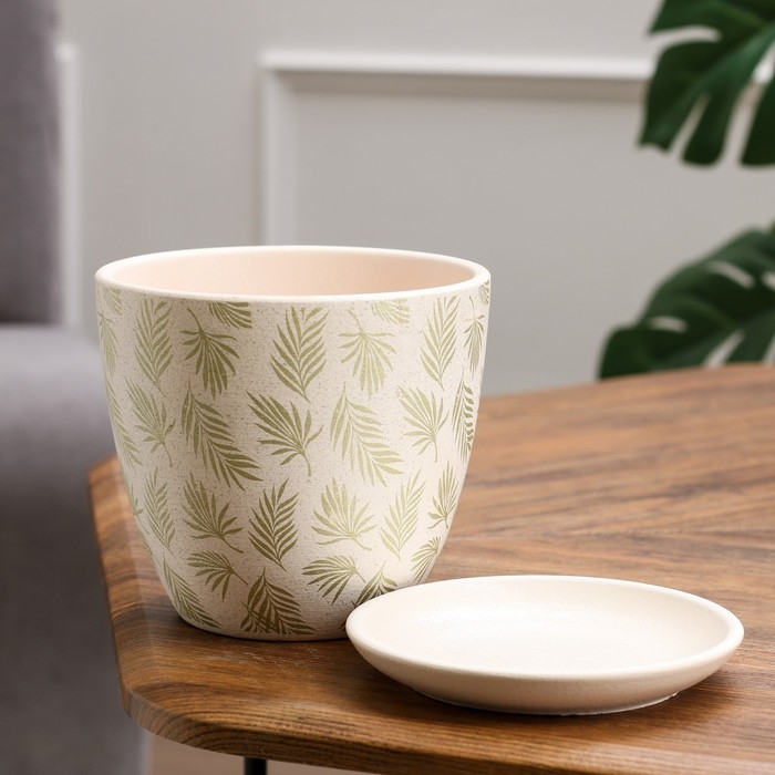 Горшок цветочный Горшок цветочный "Пальма" золото крокус №2 1,4 л