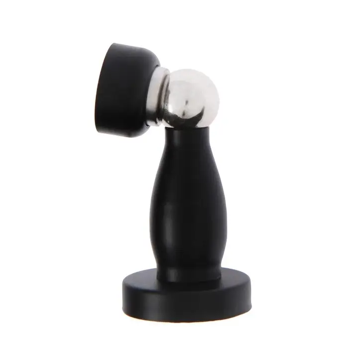 Упор дверной LOCKLAND, магнитный, цвет черный, 91&times;167 мм