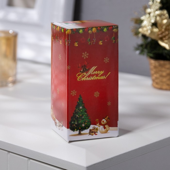 Светодиодная фигура «Ёлка золотистая» 5 × 12 × 5 см, пластик, батарейки LR44 (в комплекте), свечение тёплое белое Светодиодная фигура «Ёлка золотистая» 5 × 12 × 5 см, пластик, батарейки LR44 (в комплекте), свечение тёплое белое