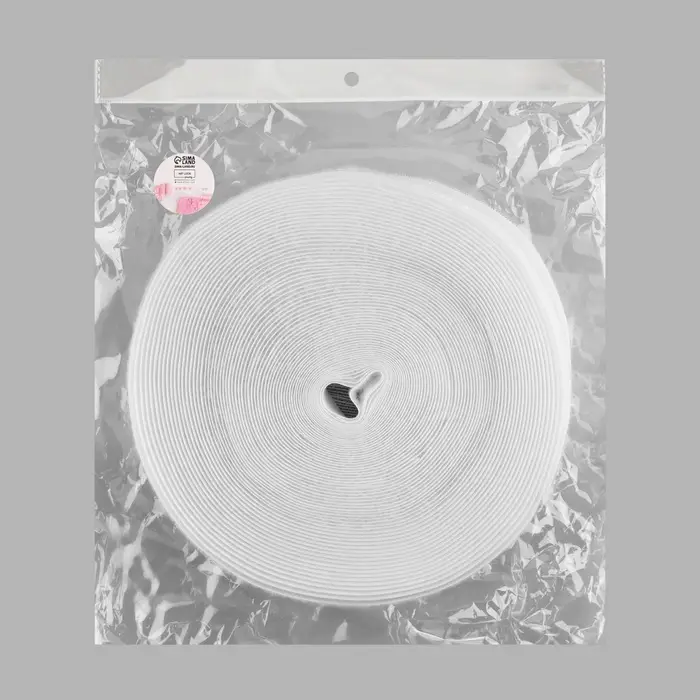 Липучка, 30 мм, 25&plusmn;1 м, белая