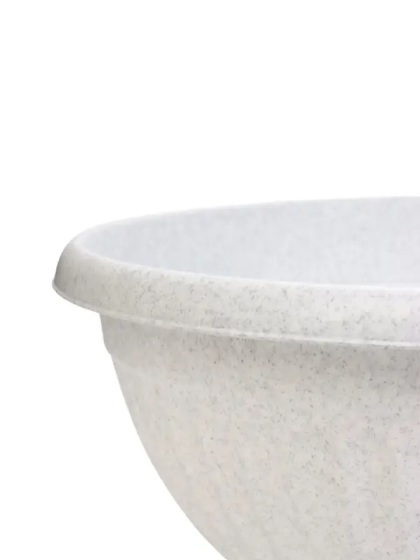 Кашпо-миска для цветов IDEA &laquo;Ливия&raquo;, 11.5 л, d=40 см, мраморное