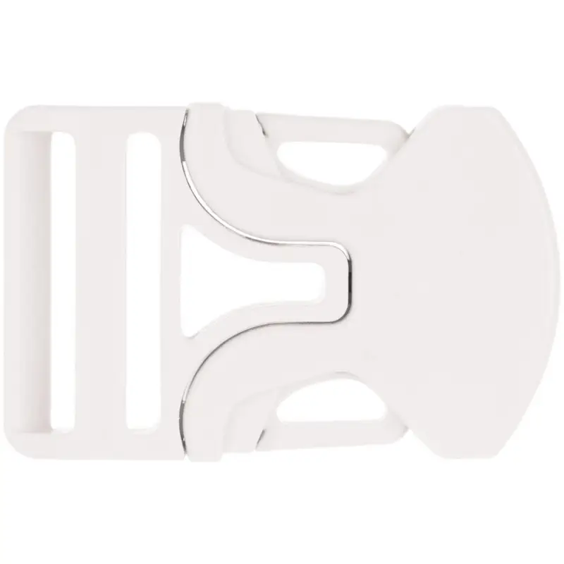 Застежка-пряжка односторонняя Triden, белый