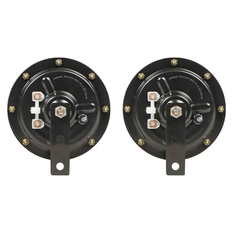 Сигнал звуковой дисковый 125мм 340/420Гц 118дБ 12В LOW/HIGH, кмпл. 2 шт.