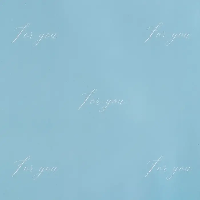 Бумага упаковочная глянцевая двухсторонняя «For you», 50 х 70 см