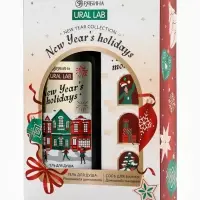 URAL LAB Winter Melody Набор New Year holidays, гель для душа и соль для ванны
