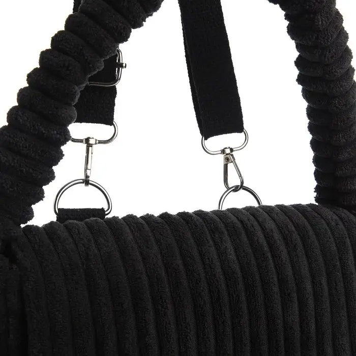 Сумка молодёжная на магните, 25.5&times;4.5&times;18.5 см, чёрная