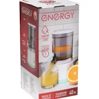 Соковыжималка для цитрусовых Energy EN-227USB, 40Вт,1600мА/ч, до 60 мин, USB Type-C